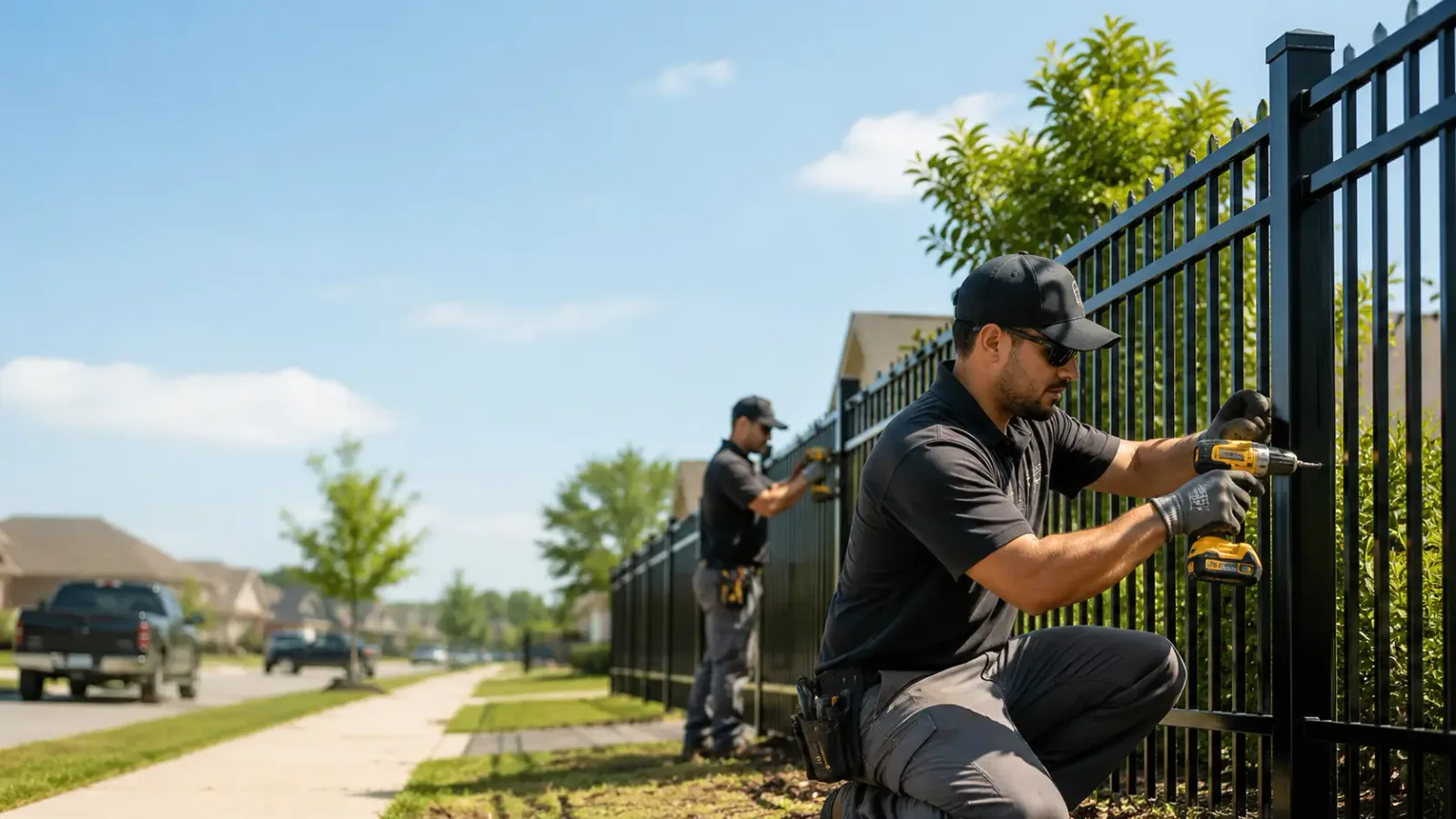 Metal Fence Installation in Deerfield, KS